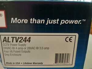 New Altronix ALTV244UL CCTV Power Supply 24/28VAC - FREE SHIPPING