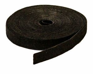 1/2&#034; Inch Roll Hook and Loop Reusable Cable Ties Straps 5M 15ft 2 Pack