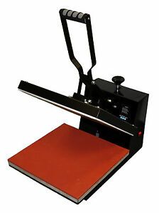 New 15x15 Flat Clamshell Digital Heat Transfer Press fr Tshirt,Phone Case,Puzzle