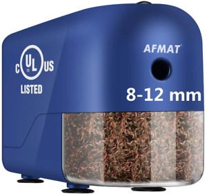 AFMAT Colored Pencil Sharpener, Commercial Electric Pencil Sharpener, Heavy Duty
