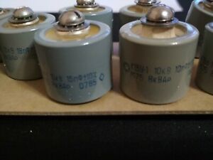 Ceramic high-voltage capacitors K15U-1 / 15pf+-10% / 10kv / 8 kvar