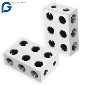 Matched  Pair 1-2-3 123  Blocks Precision 0.0002&#034; With 11 Holes