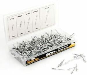 500 Nut Riveter Aluminum Rivets For Drill Riveters Buttons