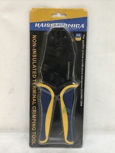 Haisstronica Ferrule Crimping Tool,Self-Adjusting Square Wire Crimper Plier AWG2