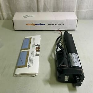 Windynation Black 12V Linear Actuators With Instructions Included LIN-ACT1-06