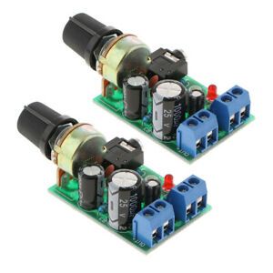 2PCS LM386 Audio Power Amplifier Module DC 3-12V Audio Stereo Amp DIY Boards
