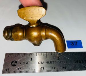 Brass T Handle w/ Bibb Pet Cock Hit Miss Gas Engine 1/4&#034; thread Valve