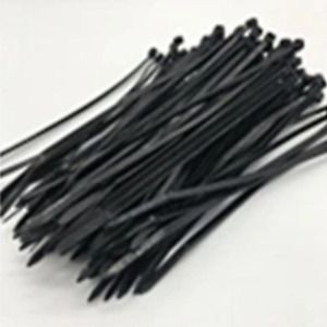 Cable Zip Tie Black White Self locking Nylon Cable Zip Ties Plastic 250mm 100pcs
