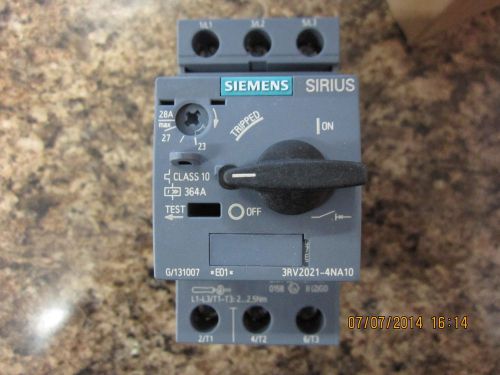 Siemens Circuit Breaker 3RV2021-4NA10