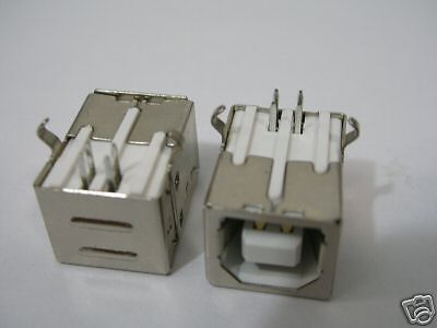 1000,USB Type-B Female Right-Angle PCB Mount Jack ,34