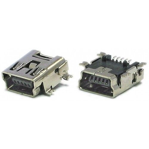 1 x 5-Pin Female Mini USB Type B PCB Socket - TomTom PSP