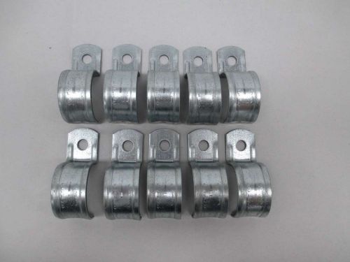 Lot 10 new 1 1/4in steel emt clamp d377523 for sale