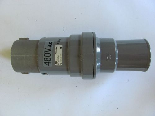 Russellstoll receptacle 60a 250v/600vac 480v.a.c listed plug 311b for sale