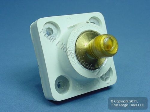 Leviton White 18 Series Cam Plug Male Panel Receptacle Thread 400A 600V 18R21-W