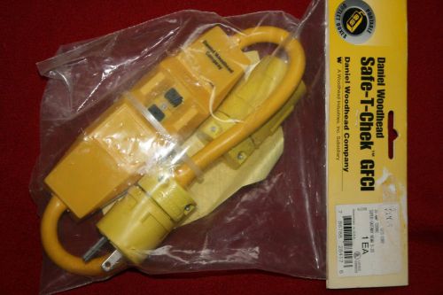 Daniel woodhead 20051-1 safe t check gfci portable outlet box 20a 120vac new for sale