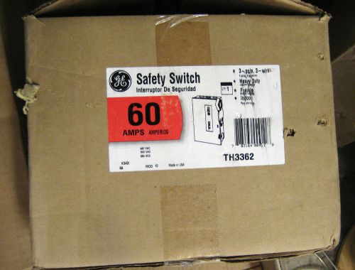 GE Heavy Duty Safety Switch 60AMP TH3362 New