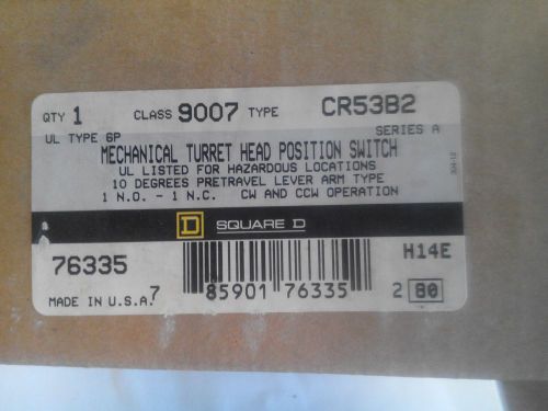 Square d limit switch 9007 cr53b2, new 9007cr53b2 for sale