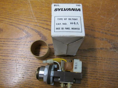 New nos sylvania w4a pilot light type hf heavy duty oil tight 480v 50/60hz for sale