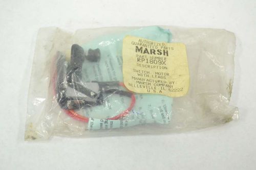 NEW MARSH RP1809X MOTOR WITH LEADS SWITCH B368624