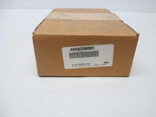 New electroswitch 505a755g01 type w-2 rotary switch 300/600v-ac 20a d365107 for sale