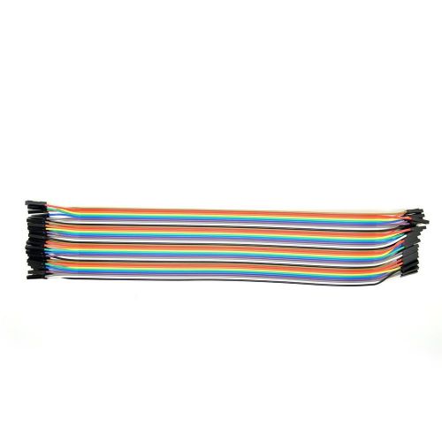 2 X 40PCS Dupont Wire Color Connector Cable 2.54mm 1P-1P For Arduino