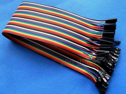 40Pin 30cm Dupont Wire Color Connector Cable, 2.54mm Female 1P-1P For Arduino
