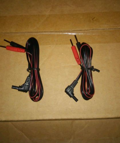 2 x Electrotherapy Cables / Wires (2 pins)