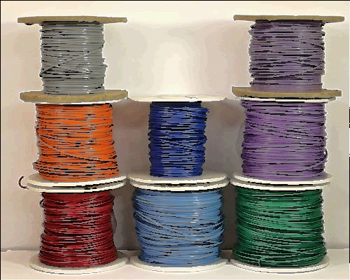 250 225 for sale, 8 - rolls 22 awg hookup wire