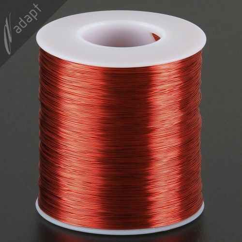 Magnet Wire, Enameled Copper, Red, 28 AWG (gauge), 155C, ~1 lb, 2000&#039;