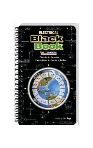 Electrical black book, usa edition, reference book w/ pocket digital multimeter for sale