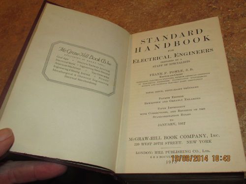 1915  GUIDE FOR ELECTRICAL ENGINEERS 4TH  EDITION LOOK!!