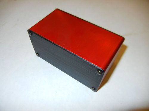 Aluminum project box, enclosure 2&#034;x4&#034;x2&#034;  red model # gk4-2 red color for sale