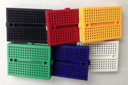 Mini Solderless Breadboard, various colors