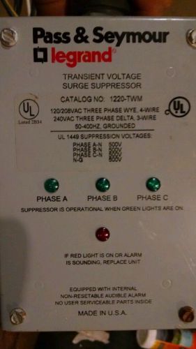 Pass &amp; Seymour Surge Suppressor 1220-TWM