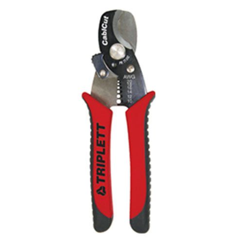 Triplett cablcut tt-242 copper cable cutter with 10 to 20 awg wire stripper for sale