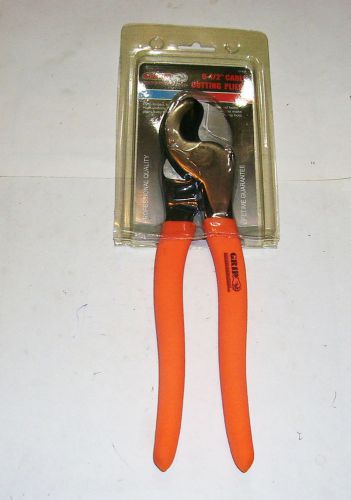 New Grip 9 1/2&#034; Cable Cutting Pliers for Electrical or Telephone Cable