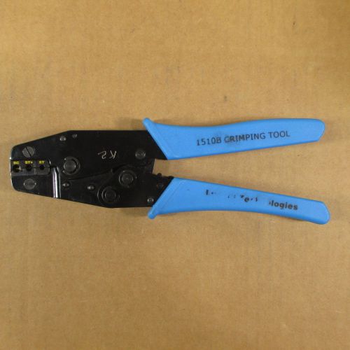 Ratcheting Crimper Tool 1510B + Die For Crimping SC ST+ ST Fiber Optic Connector