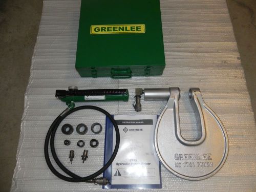 Greenlee #1731 c-frame knockout punch driver, 767 pump one shot 746,7310, 800 for sale