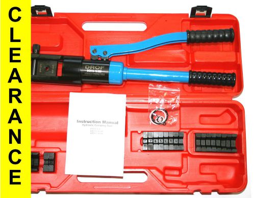 16 tons crimper hydraulic crimping tool 7 awg - 600 kcmil, 10 to 300 mm for sale