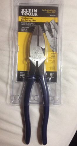 Klein Tools High Leverage Side-cutting Pliers 9&#034;