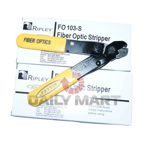 New fiber optic stripper ripley miller fo 103-s adjustable cutter cuts for sale