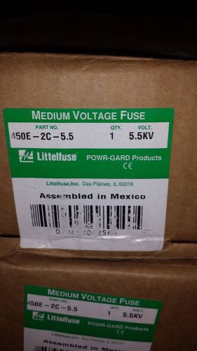 Littelfuse, Medium Voltage Fuse, 450E-2C-5.5, 5.5KV