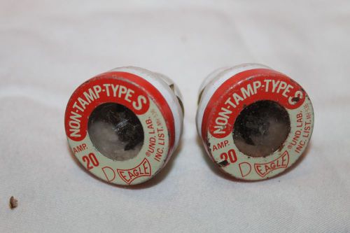 EAGLE 2 Piece Non-Tamp Type S 20 Amp Fuses