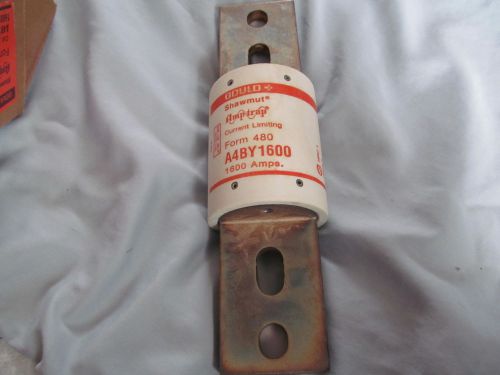 ONE LOT OF 3 GOULD SHAWMUT A4BY 1600 AMP FUSES 250 TO 600 VOLTS