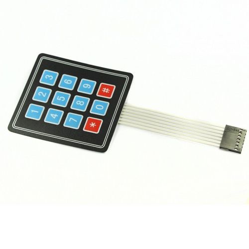 1pc 3x4 Matrix Array 12 Key Membrane Switch Keypad Keyboard for Arduino AVR MCU