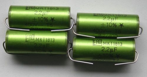 4 x 2.2 uf 400v  ero roederstein mkt 1813 capacitors matched for sale
