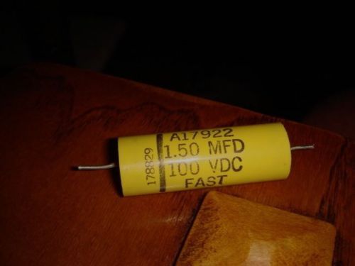 35 1.50 mfd 100VDC Fast Brand Vintage Capacitors As Pictured High Quality Caps