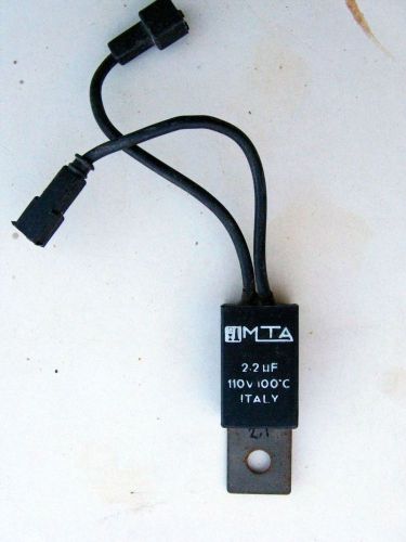 Mta italy 2.2uf 110v nos coupling capacitor condenser coil distributor for sale