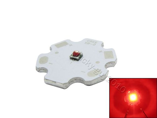 10pcs cree xlamp xbd 620nm red 1w-3w general use 2.2-2.6v 350ma on 20mm board for sale