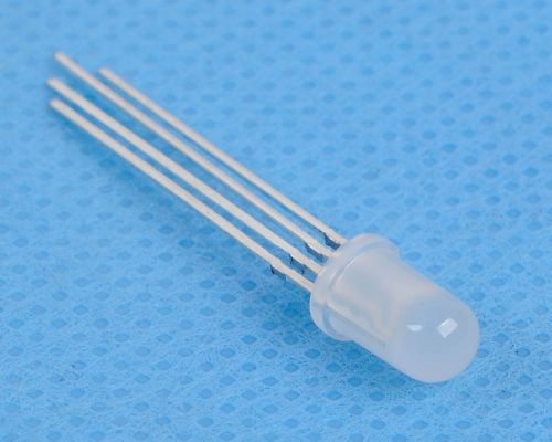 10pcs 8mm round rgb led diffused common anode led light emitting diode for sale